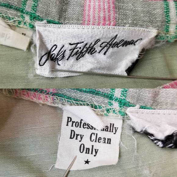 1960s Saks Fifth Avenue plaid maxi skirt - Picture 7 of 8